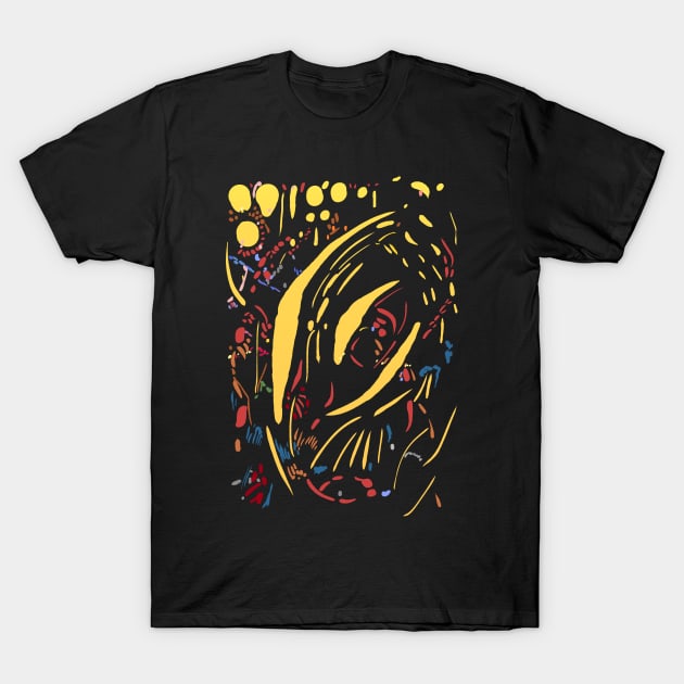 Egyptian Gold - Abstract T-Shirt by Nikokosmos